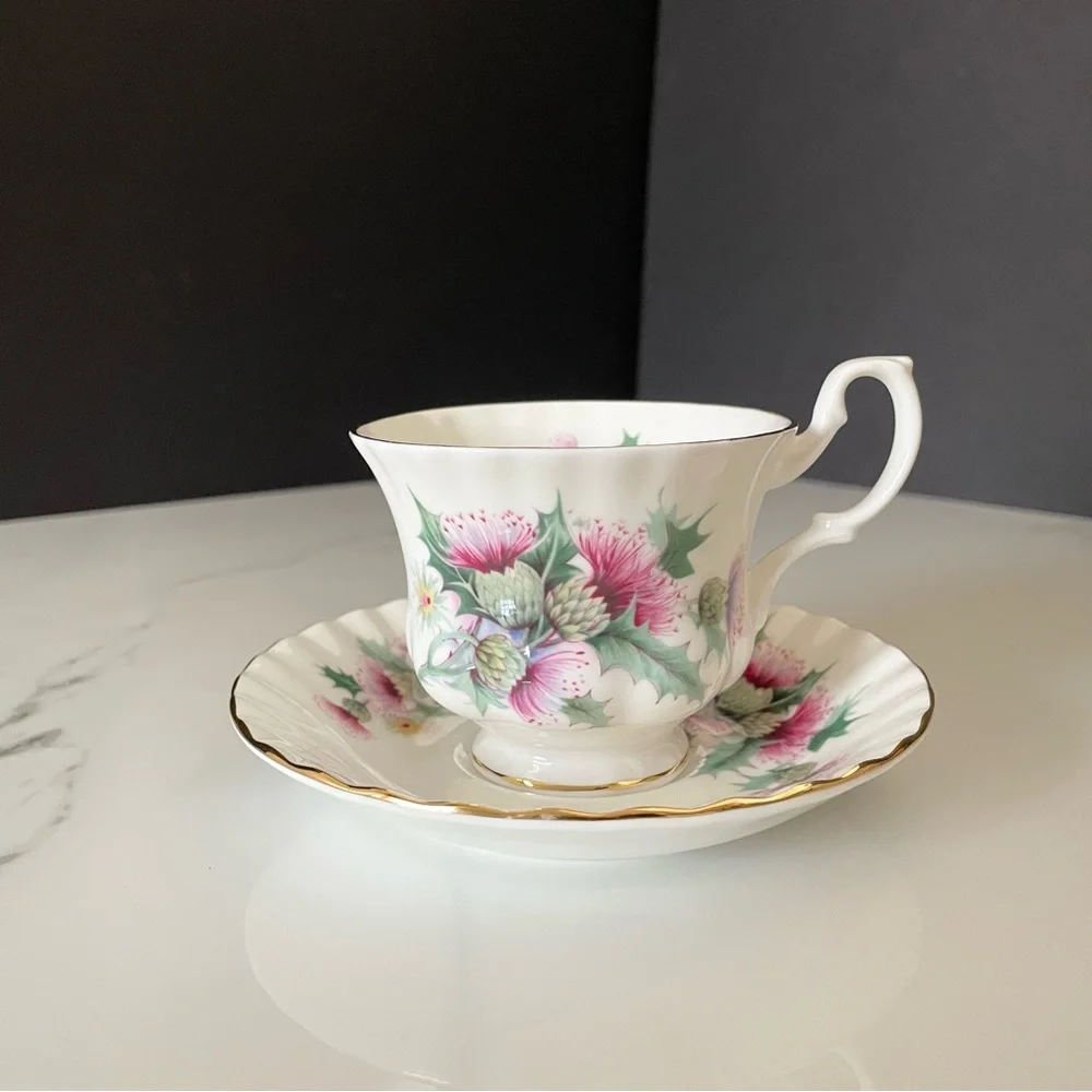 Avebury - Summertime Series - Cup & Saucer by Royal Albert
